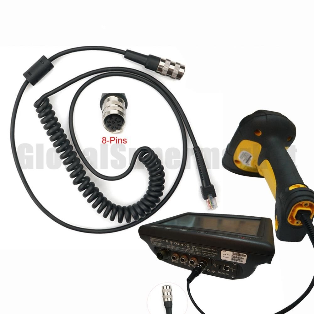 US 25-71917-02R 8-Pin Scanner Cable For  Symbol LS3408 To VC5090 DS3508