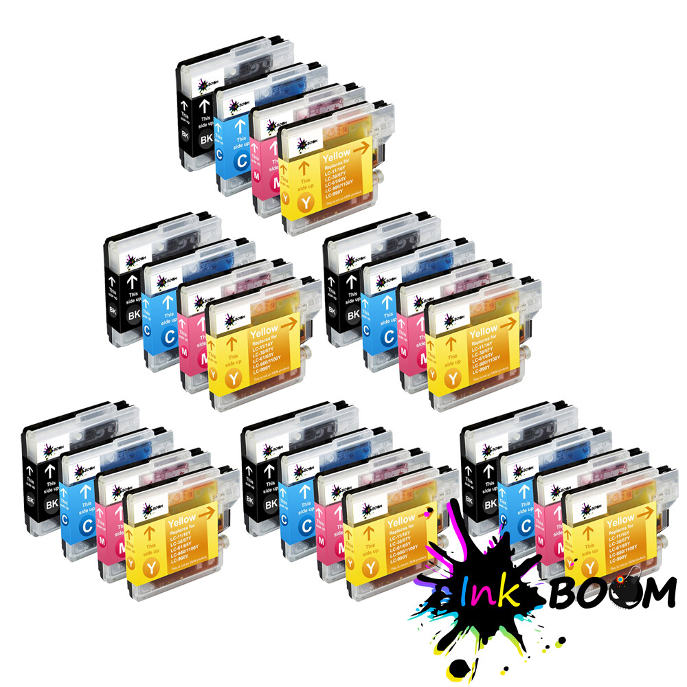 24 Ink Cartridge fits Brother LC61 DCP-165C DCP-J515W MFC-J630W MFC-5895CW