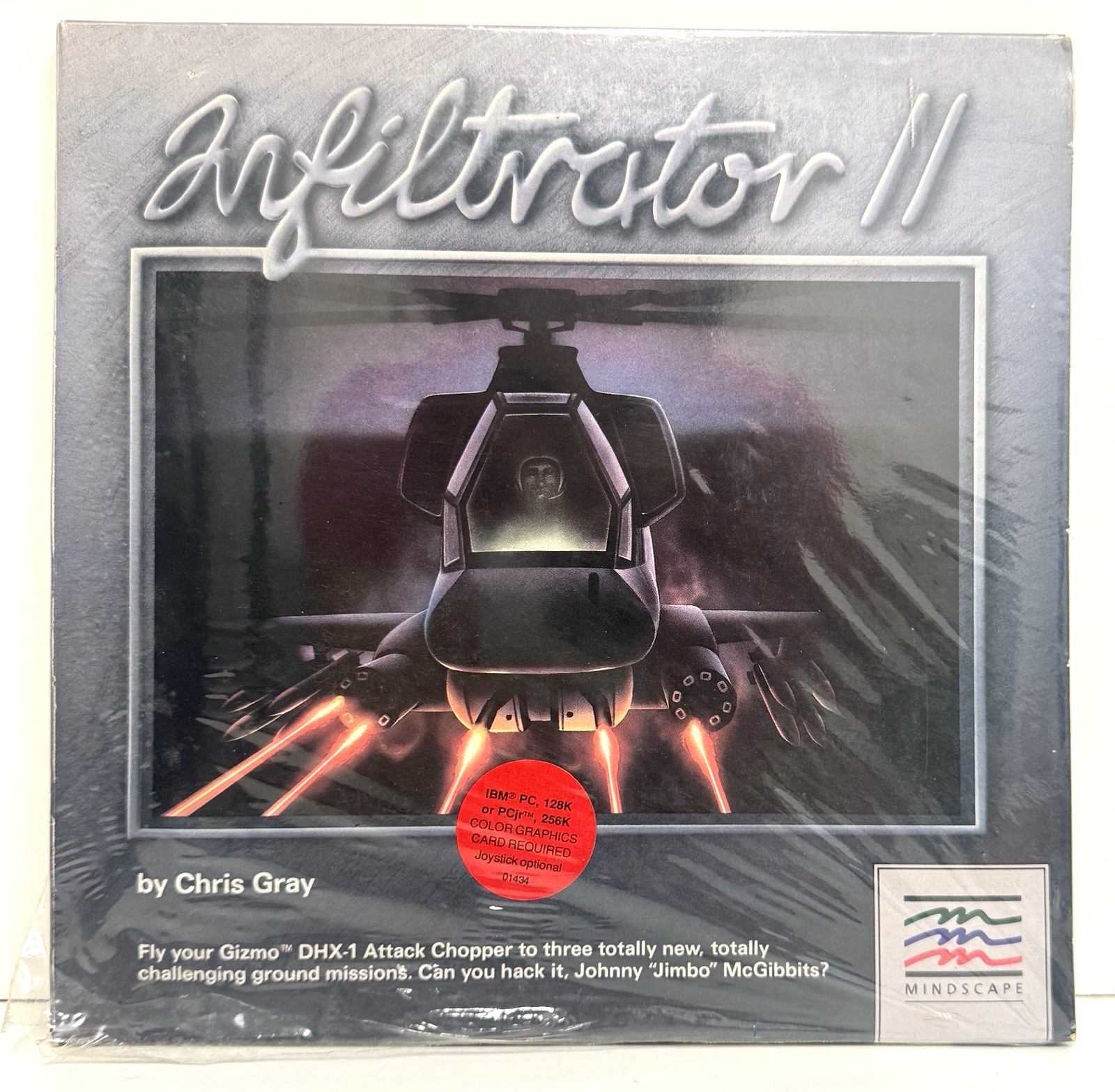 Infiltrator II for Commodore 64/128 (1987) | Mindscape by Chris Gray