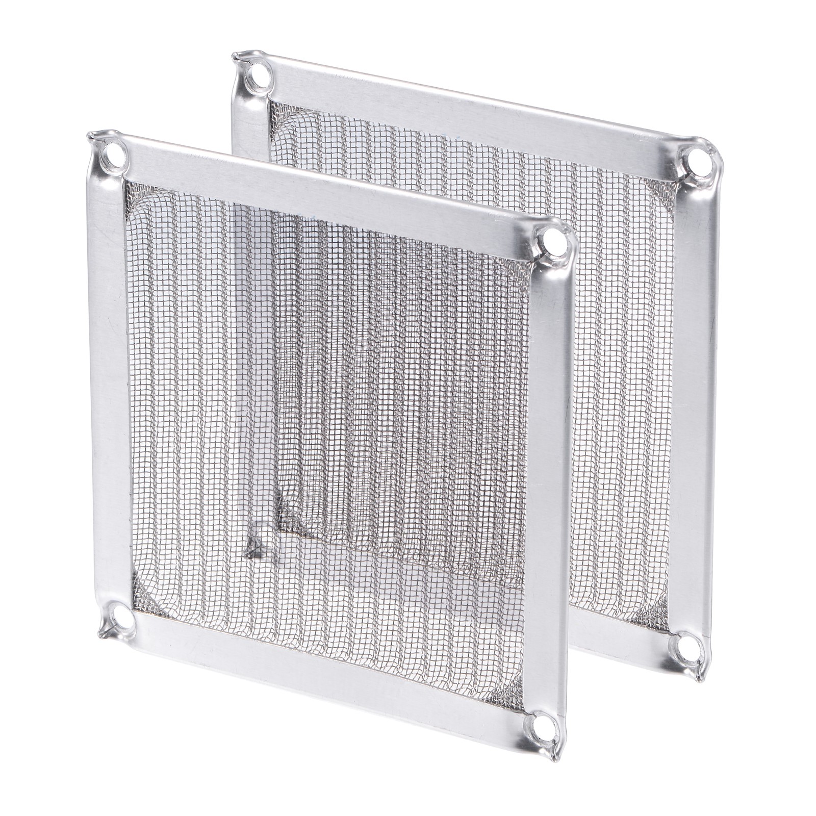 2Pcs, 120mm Computer Fan Filter Grills Stainless Steel Mesh Dustproof Case Cover