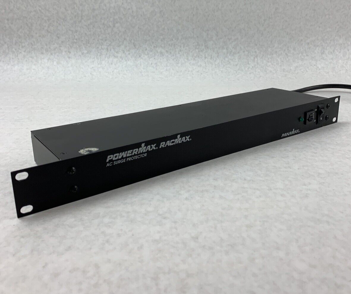 PanaMax PowerMaxx RacMax 8 AC Outlets 120 VAC 60 HZ 15 AMPS 330V Suppression