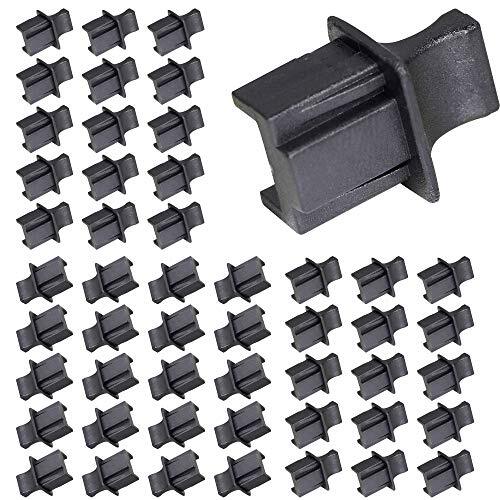 50PCS RJ45 Anti Dust Cover Cap Protector Protects Ethernet Hub Port by FENGQL...