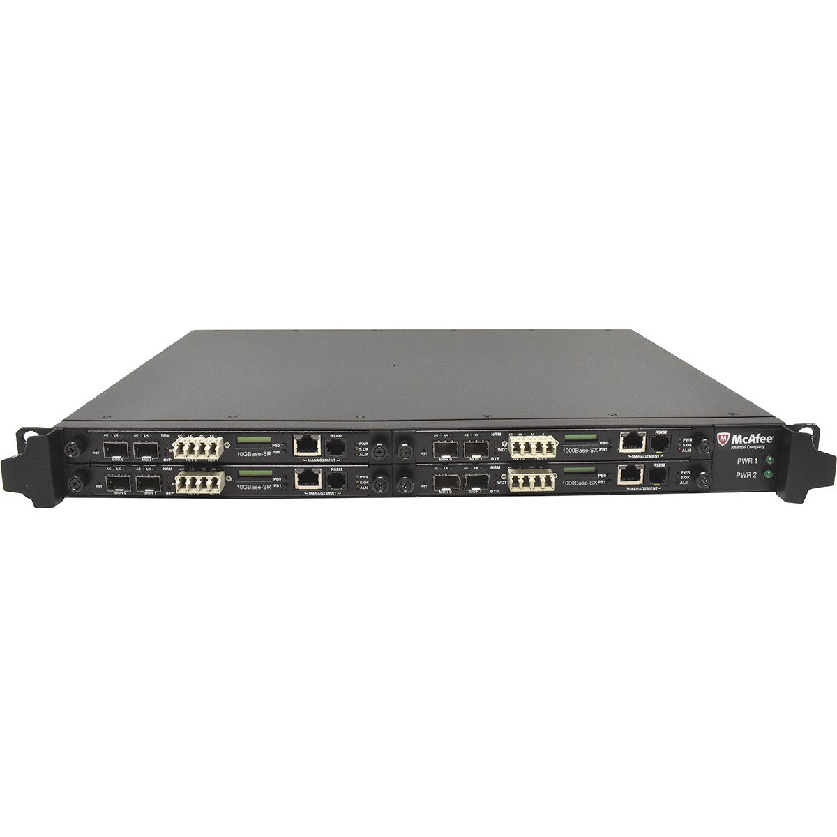 McAfee IAC-AFOCH-KT2 Active Fail-open Chassis Modular 610-2659-00 Rack Ears