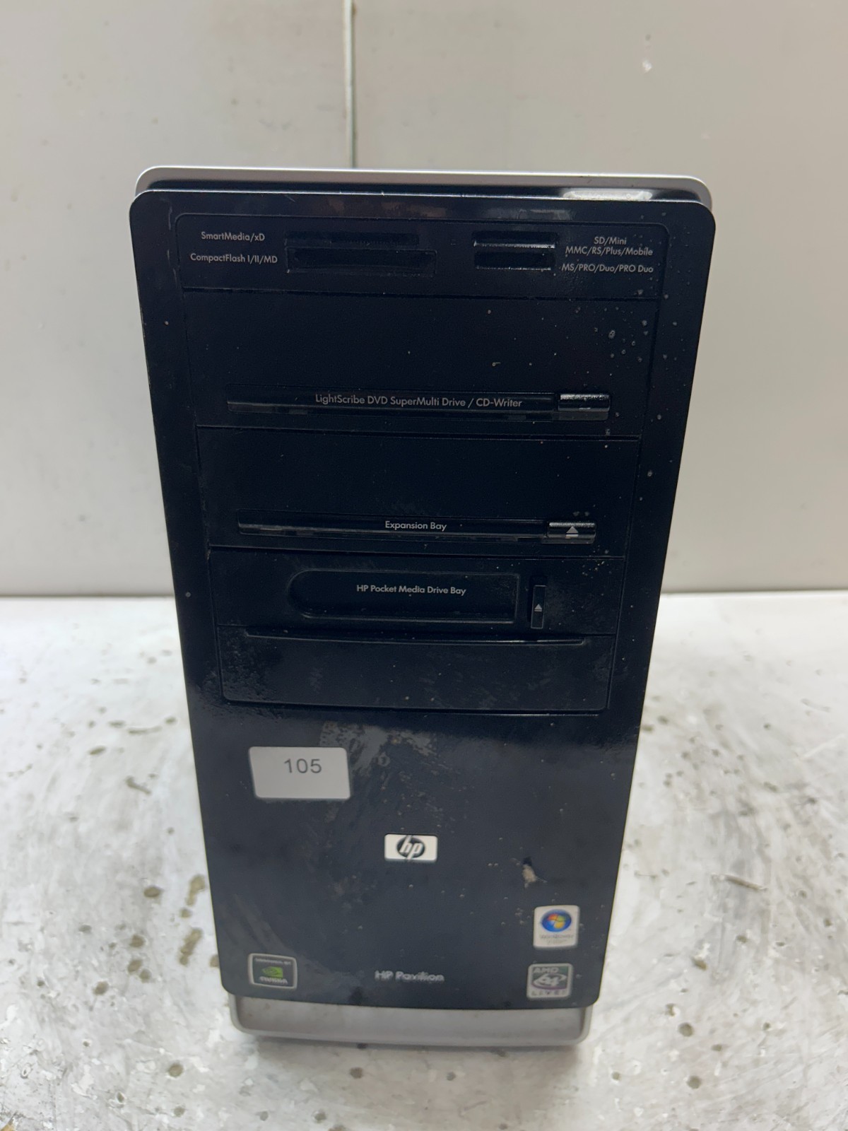 HP Pavilion a6200n AMD Athlon 64 X2 Dual Core 5000+ 1GB NO HDD