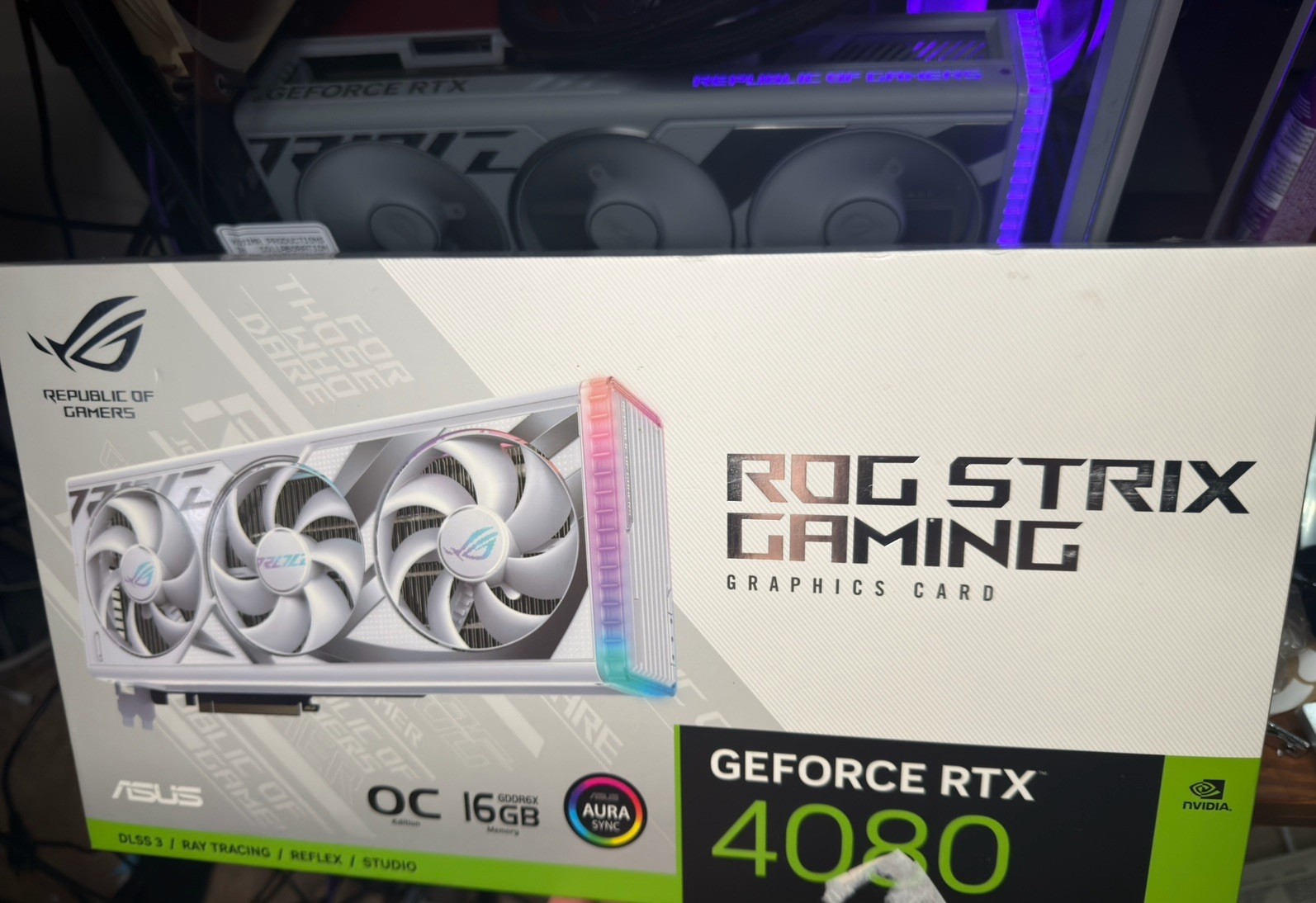 🔥ASUS ROG Strix RTX 4080 OC White 16GB GDDR6X Video Graphics Card🔥