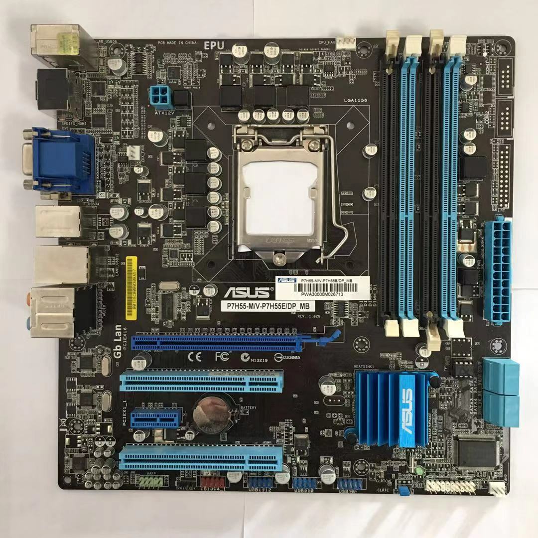 For ASUS P7H55-M/V-P7H55E/DP_MB Motherboard 100% Test OK