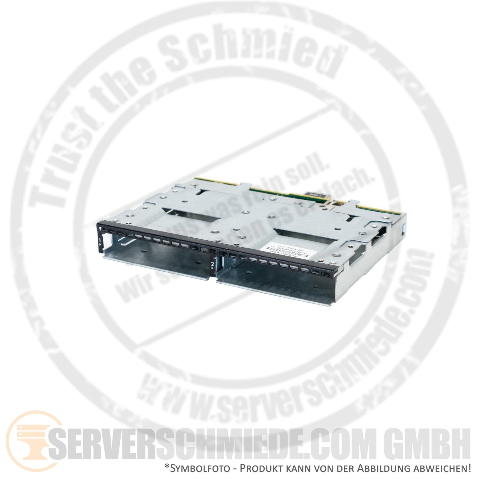 HP 2x SFF 2.5" SAS SSD HDD Backplane inc cage DL360 Gen9 775401-001 779150-001