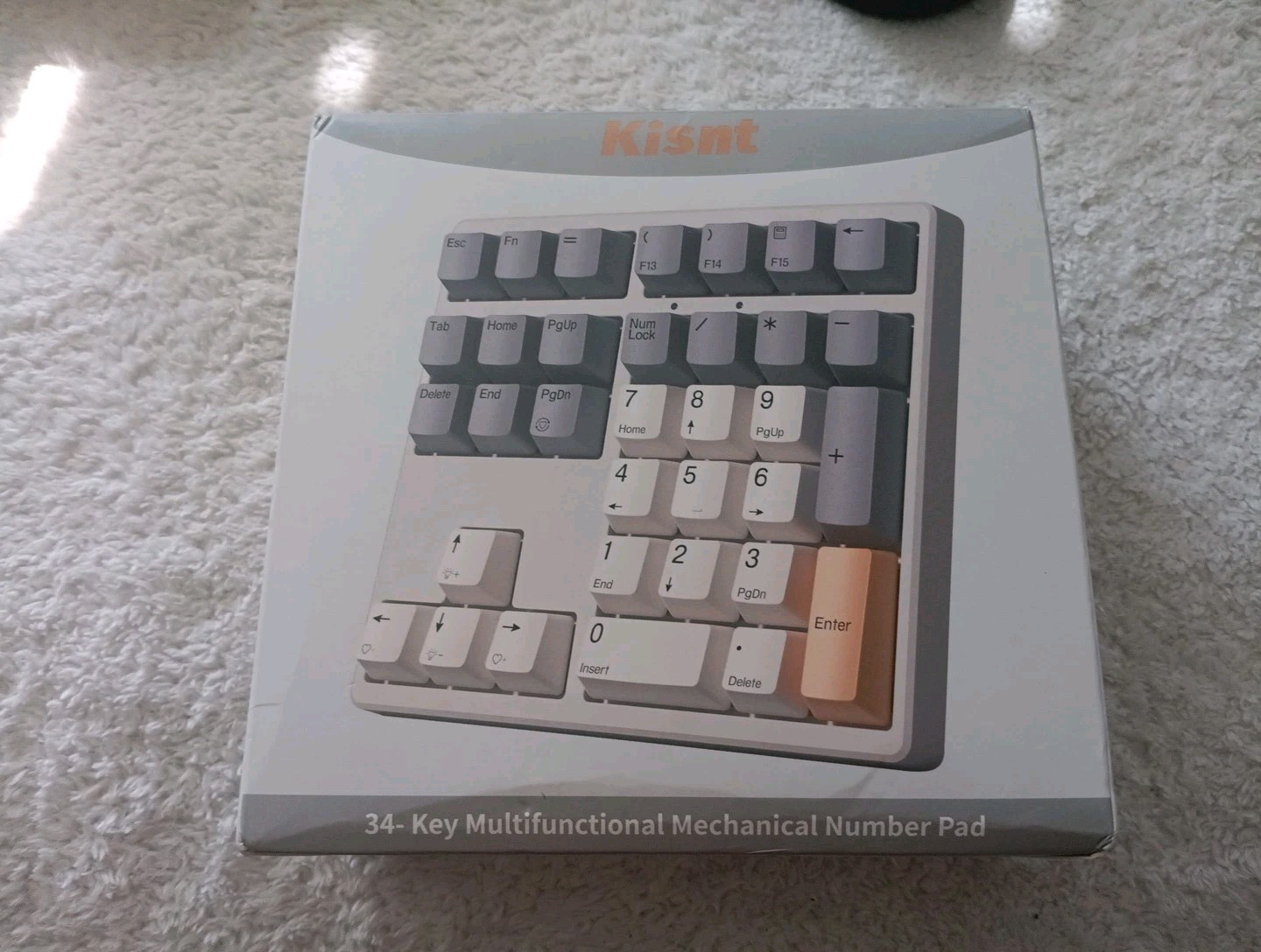 Kisnt 34-Key Wireless Mechanical Number Pad