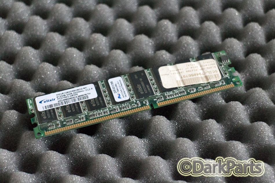 Elixir M2U51264DS8HB3G-6K 512MB Memory RAM PC3200U-30330