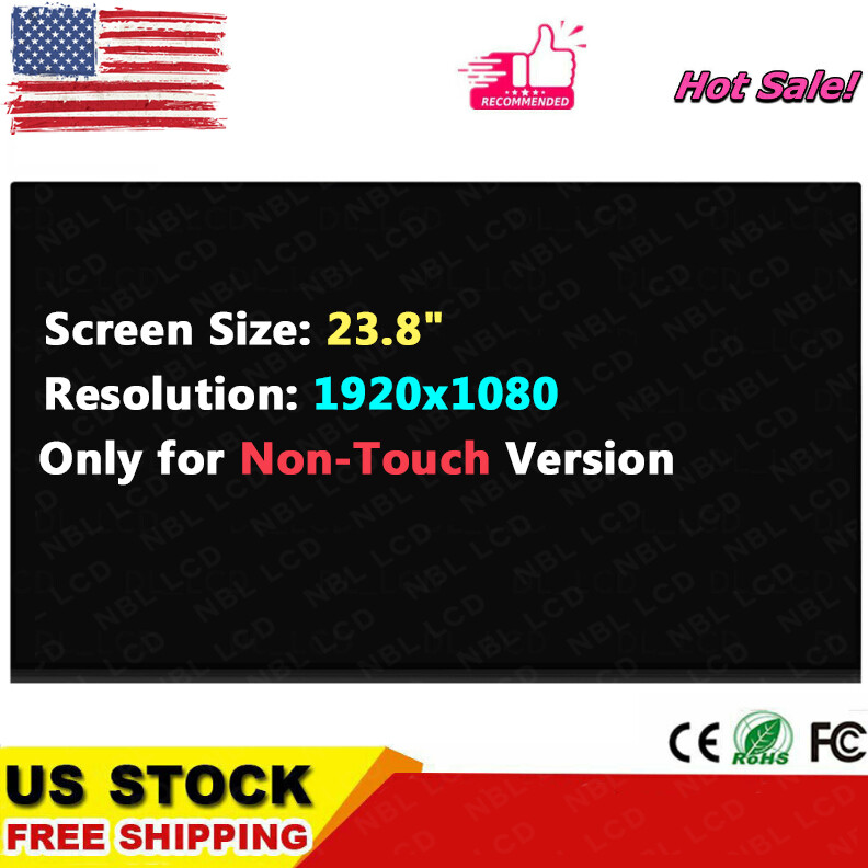 New LTM238HL06-H02 23.8" FHD LCD Non-Touch Screen Replacement Display 923631-001