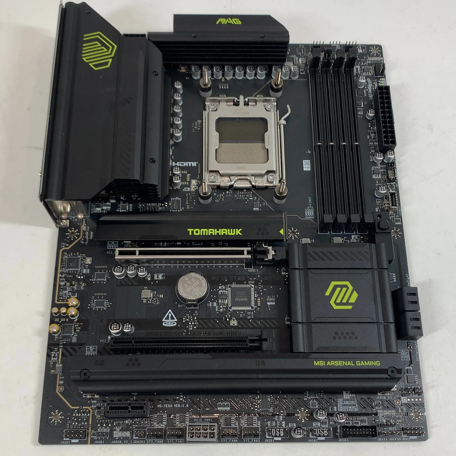 MSi MAG B850 Tomahawk WiFi AM5 ATX AMD DDR4 Motherboard