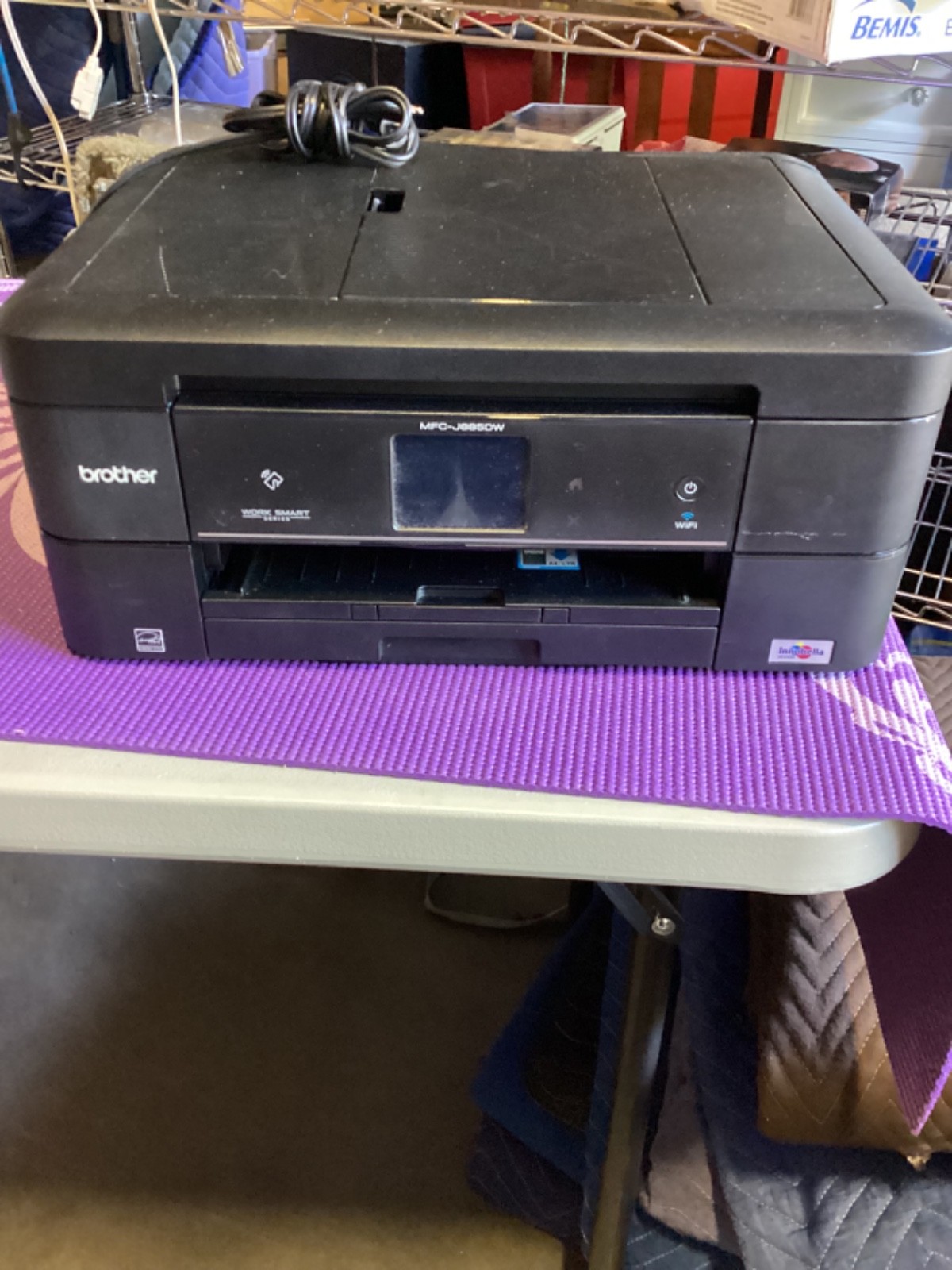 Brother MFC-J985DW Wireless All-in-One Inkjet Printer Tested Working