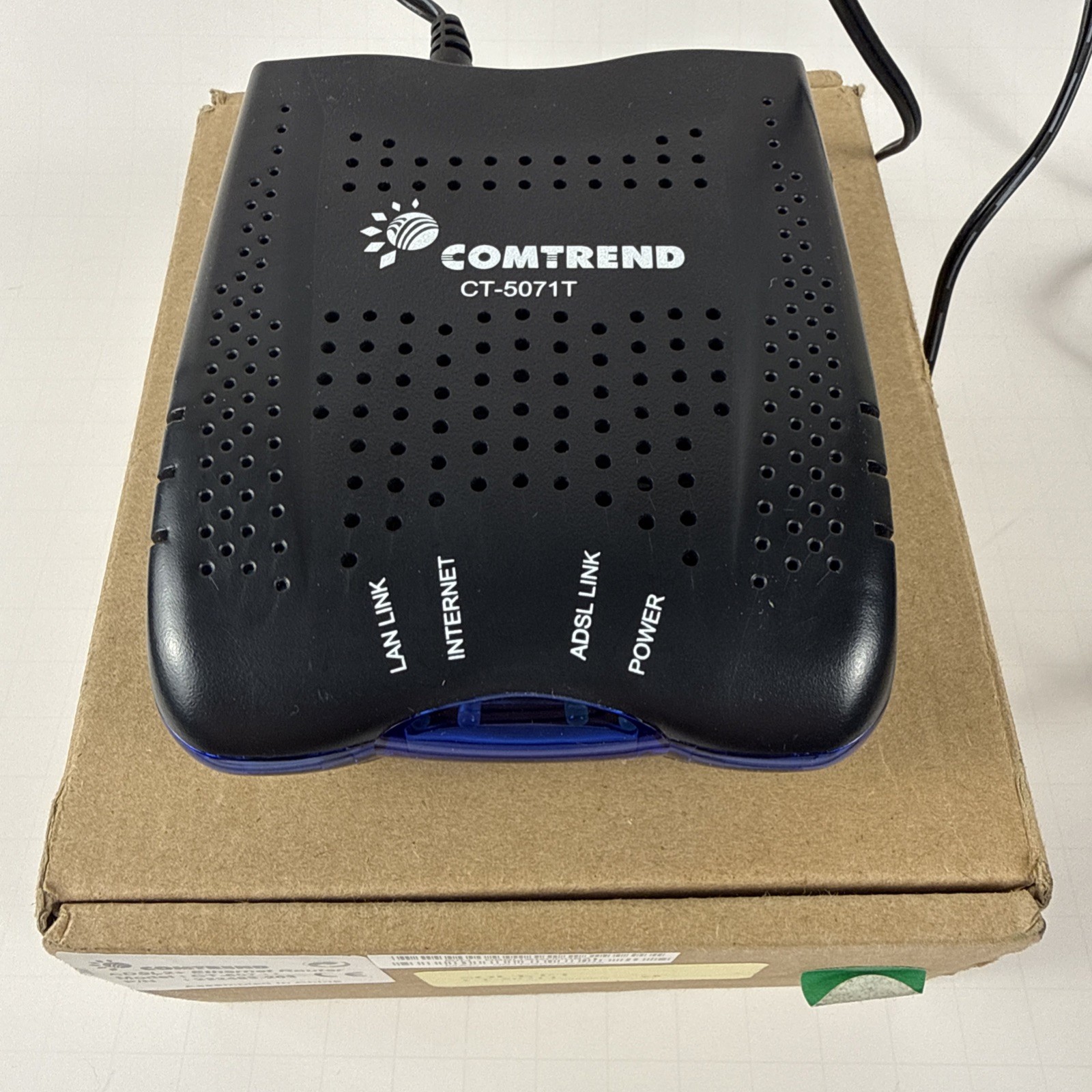 COMTREND CT-5071T ADSL  2+ Ethernet Router with Power Cable