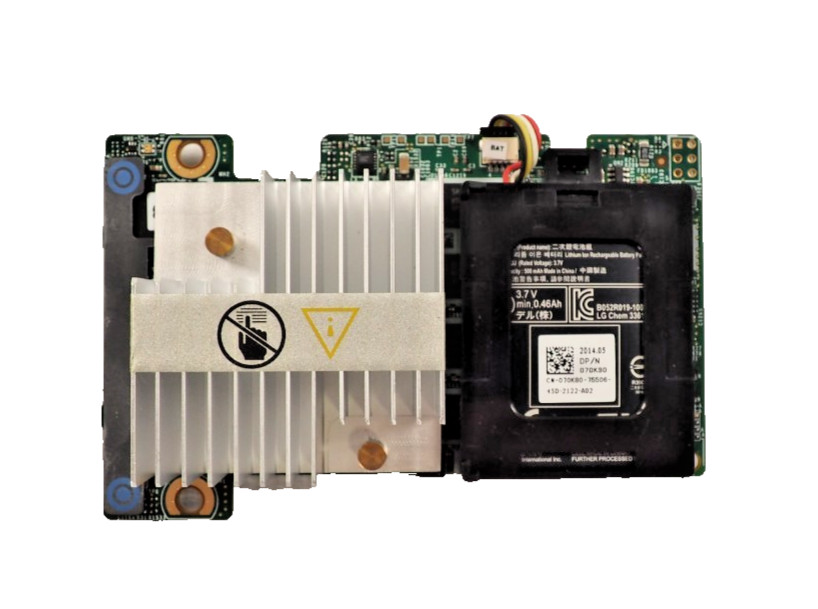 Dell PERC 6Gbps 512MB Mini Mono Raid Controller 5CT6D  w/Battery 70K90