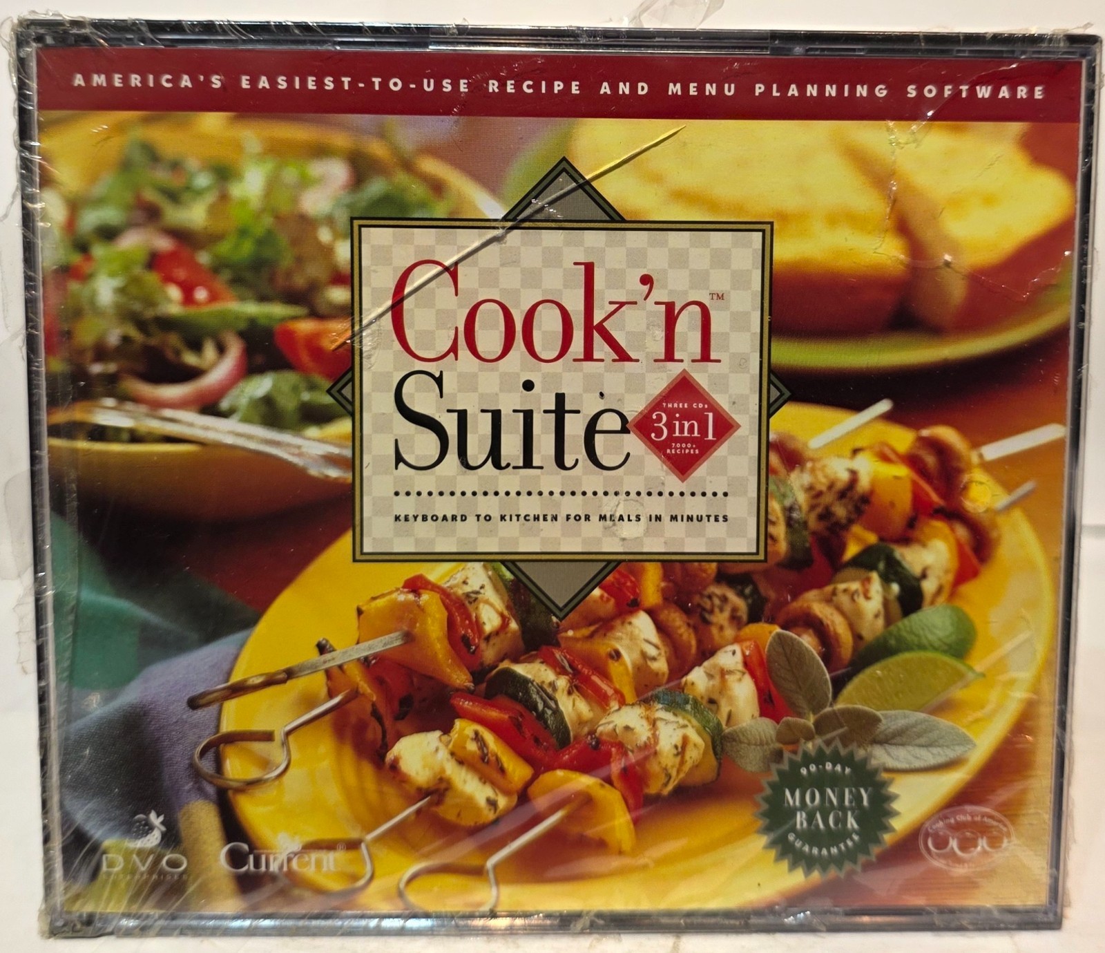 COOK'N SUITE 3 in 1 PC Recipe & Menu planning software 3 CD ROMs PC SEALED  NEW