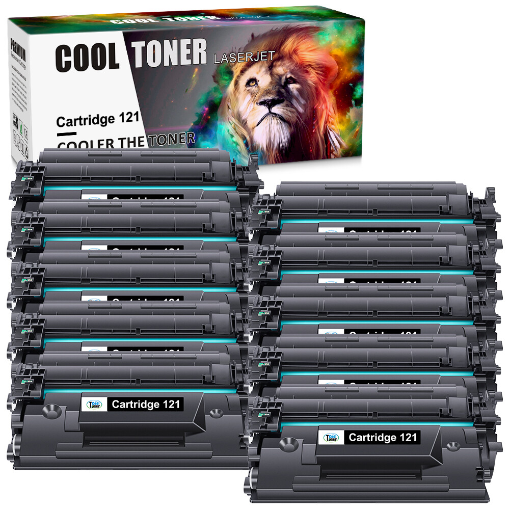 10PK CRG-121 Toner Cartridge Compatible with Canon 121 Image CLASS D1650 D1620