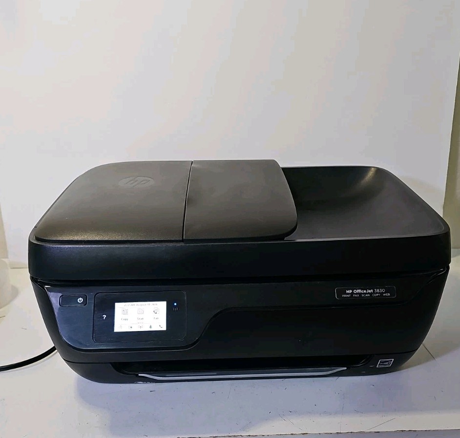 HP OfficeJet 3830 All-in-One Wireless Inkjet Printer.  Only 1800 Pgs. Needs Ink.