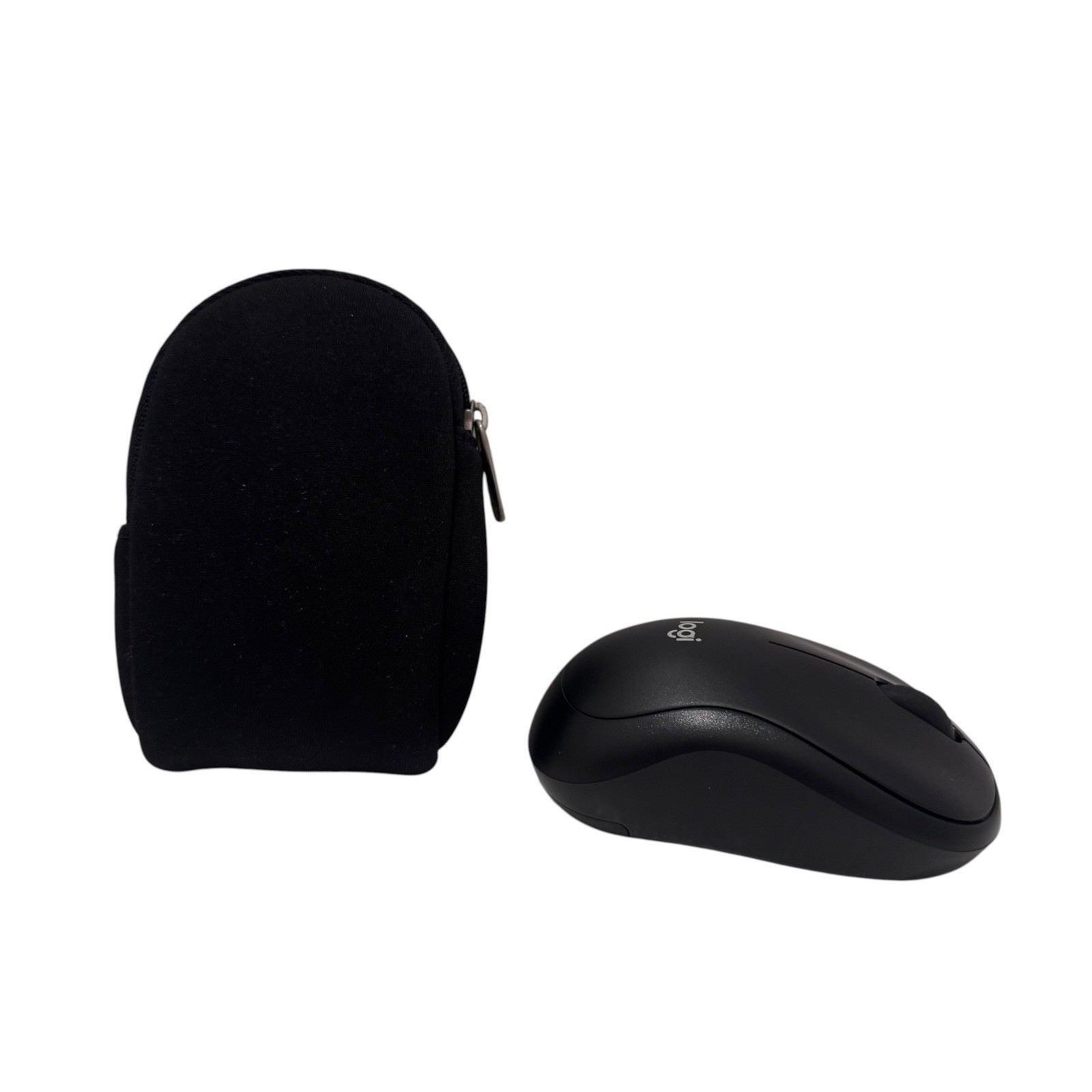 Logitech M185 Wireless Optical Mouse - Black - USB Receiver & Logitech Case