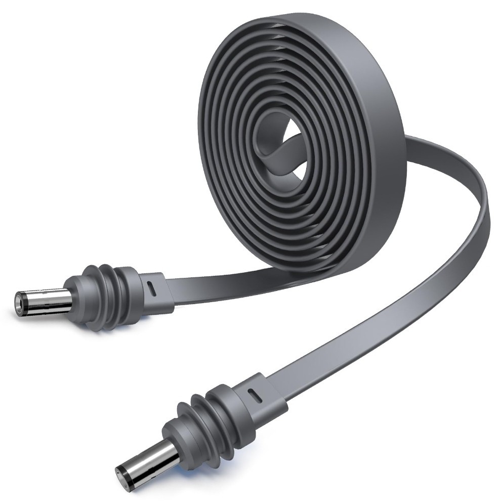 Flat DC Power Cable for Starlink Mini, 16.4FT/5M Flexible Flat Wire