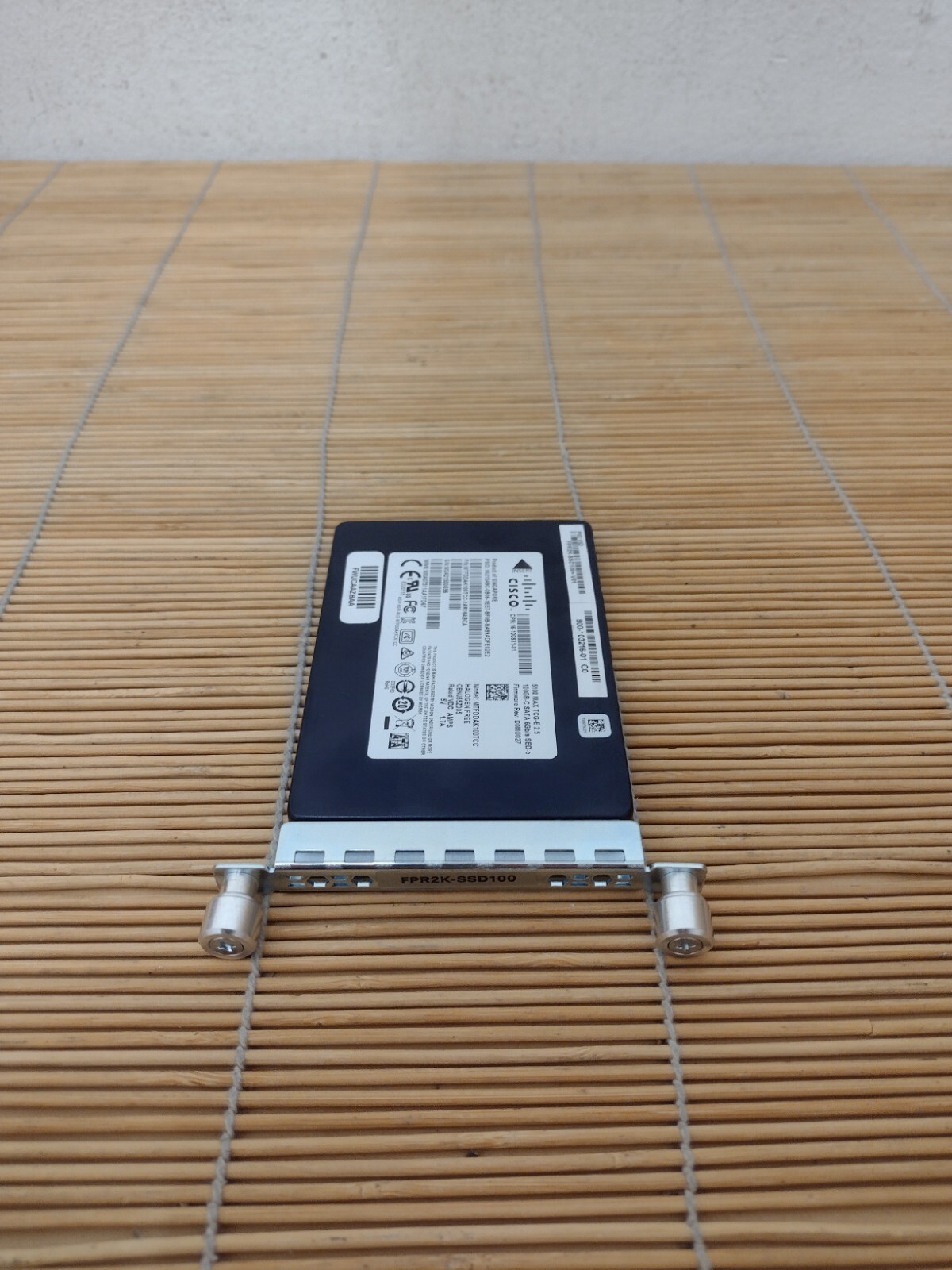 Cisco FPR2K-SSD100 Firepower 2000 Series SSD for FPR-2110/2120 with SSD carrier