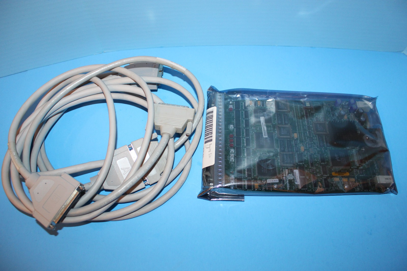 SGI Silicon Graphics Quad SCSI XIO Board & Cables for Origin 2000 or Onyx2