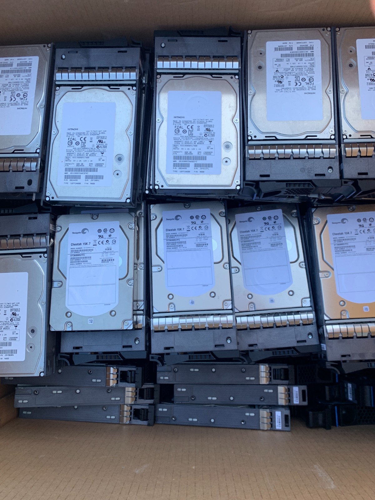 NETAPP X292 SP-292A-R5 X292A-R5 600GB 15K FC DS14MK 46X0876 46X0878 Lot of 10
