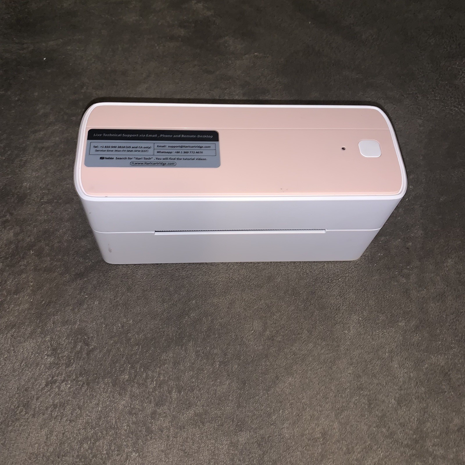 Itari Bluetooth Thermal Label Printer Pink -  PM-241-BT
