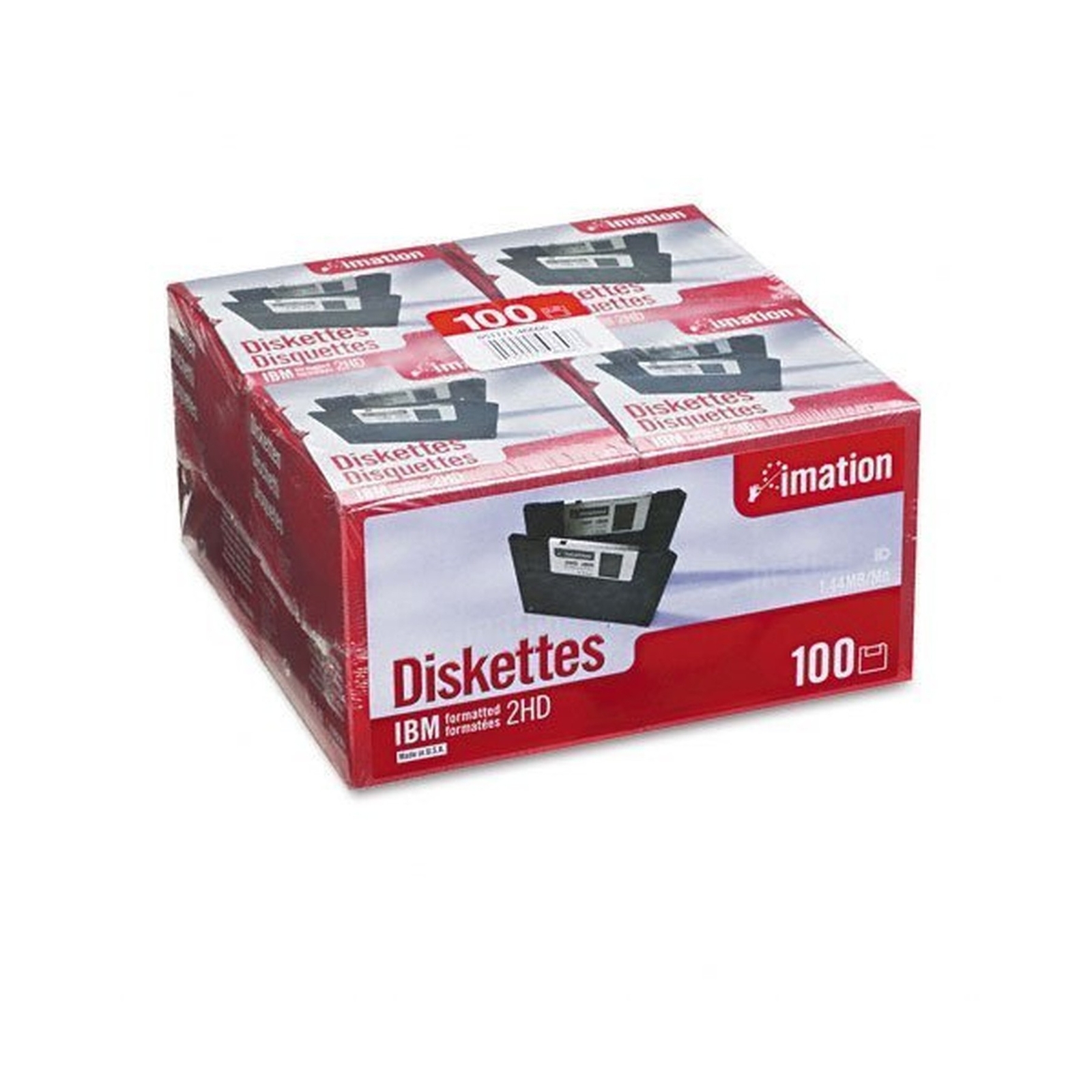 imation Products - imation - 3.5" Diskettes, IBM-Formatted, DS/HD, 100/Pack -...