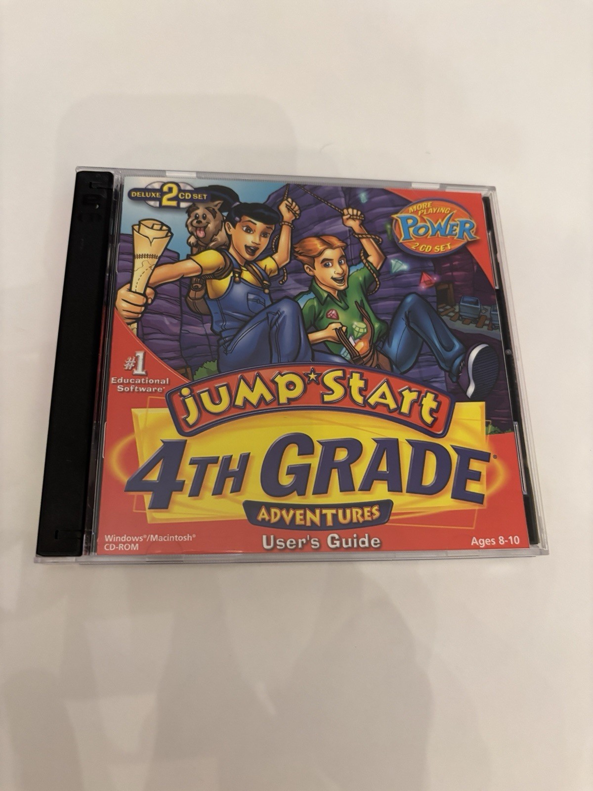 Jump Start 4th Grade Adventures 2 CD ROM Set VTG 1999