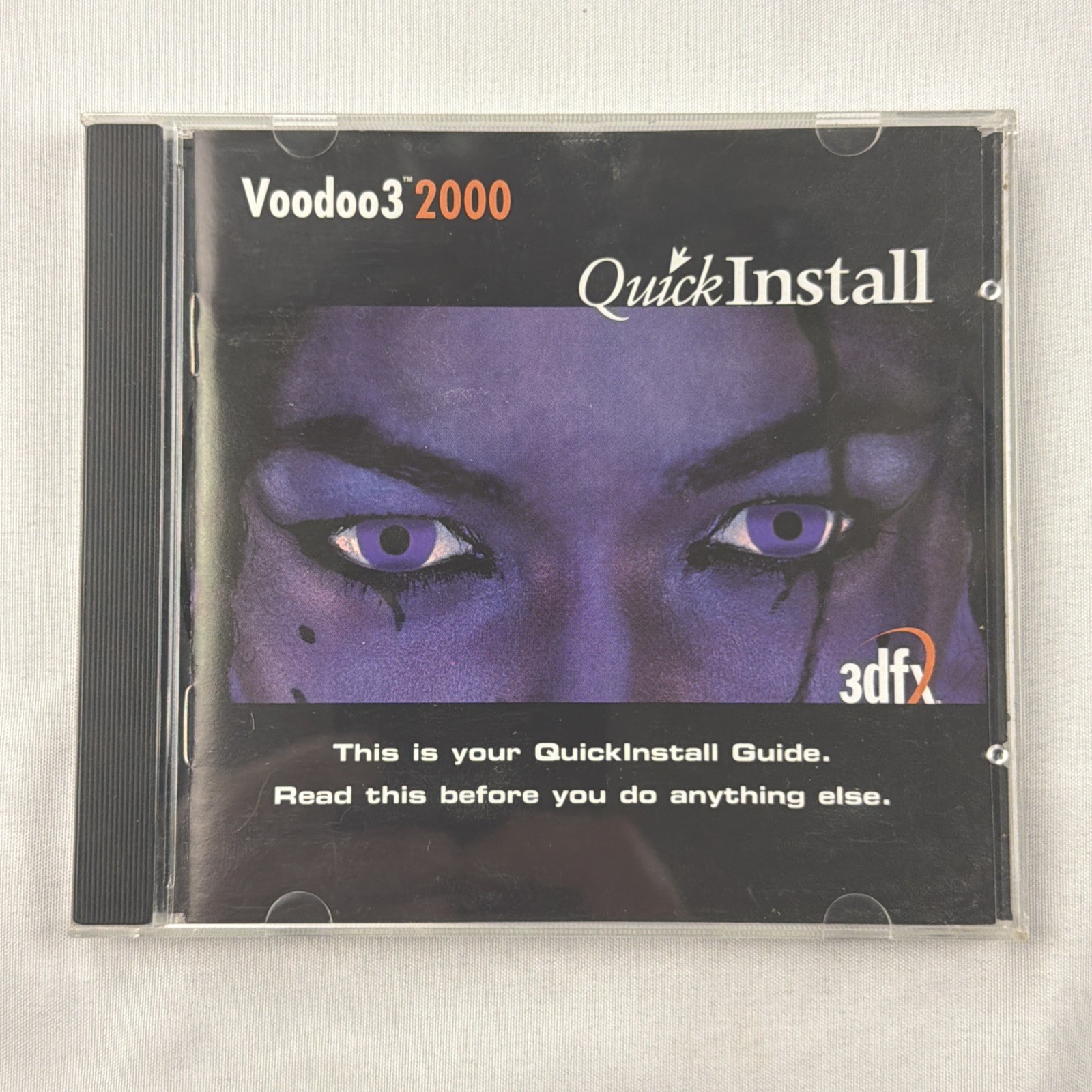 Vintage 3dfx Voodoo 3 2000  Drivers Software CD Disc & Manual Only Version 1.01