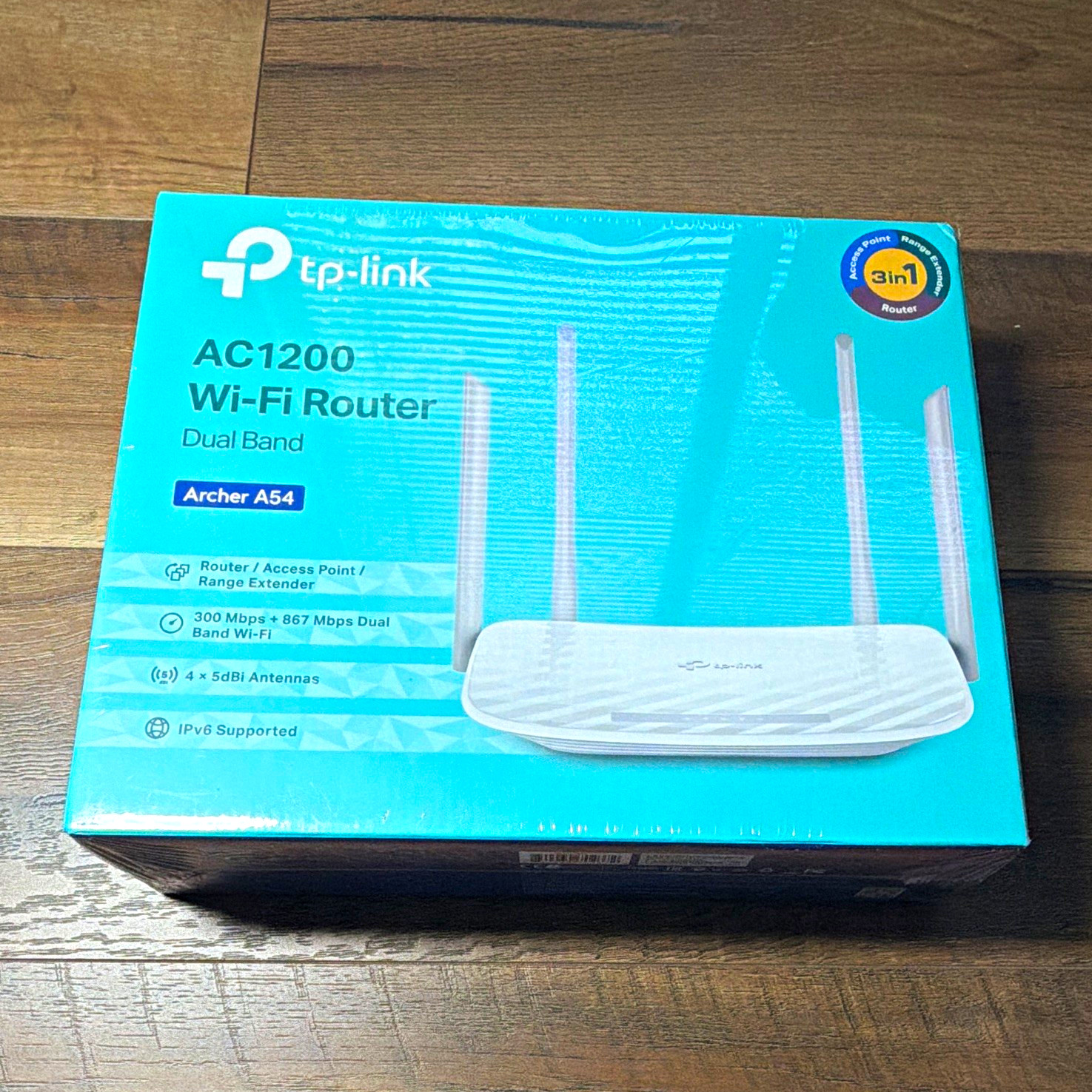 TP-Link Archer 54 AC1200 Ethernet Wireless Router - White