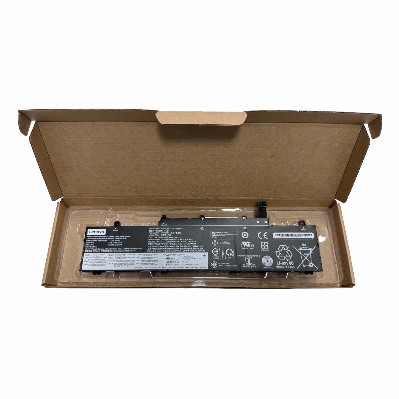 Genuine L19M3PD5 Battery For Lenovo ThinkPad E14/E15 2nd 3rd 4th Gen SB10X02608