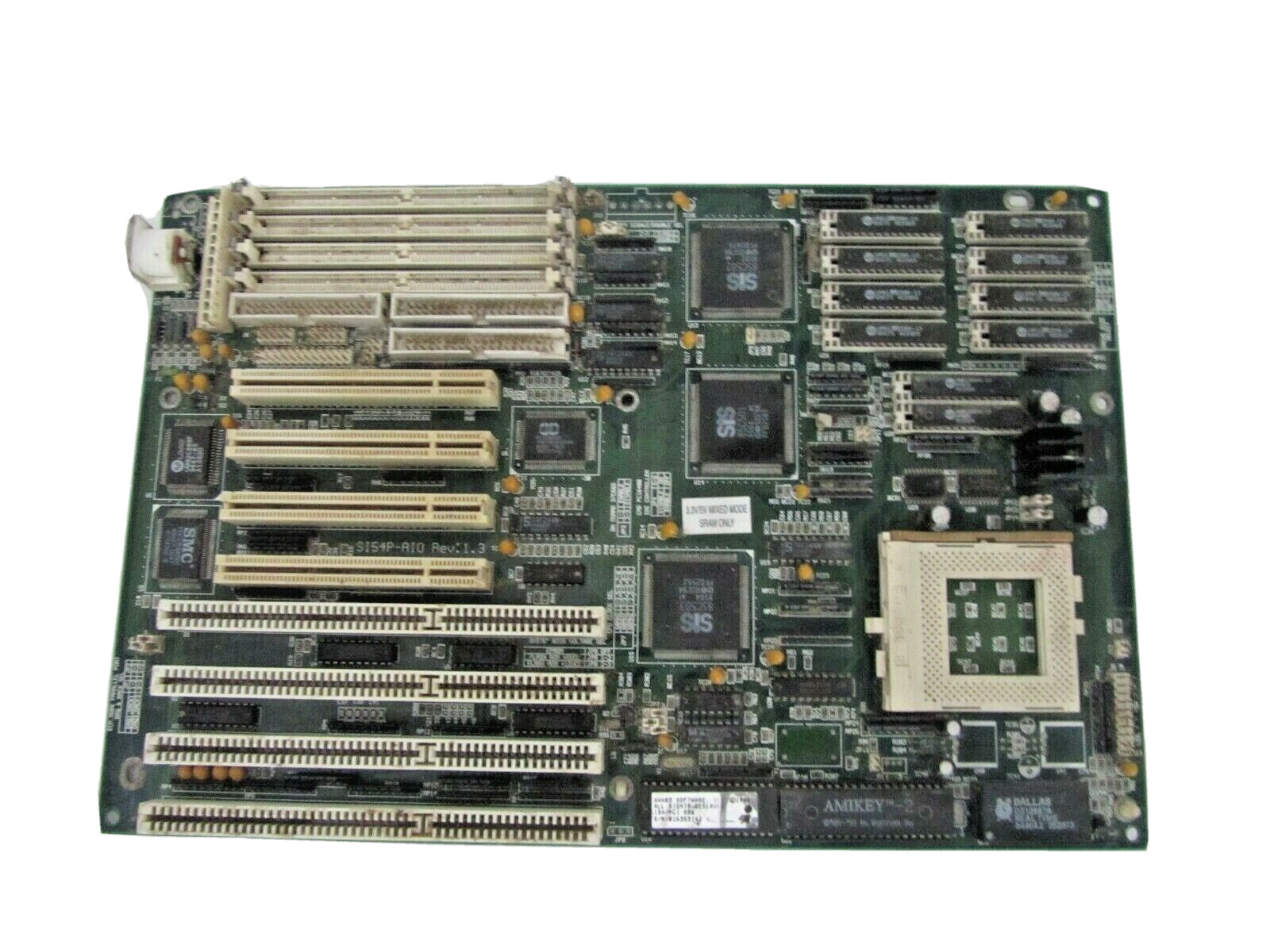 ECS Elitegroup SI54P AIO Rev 1.3 ISA Socket 5 PC Motherboard