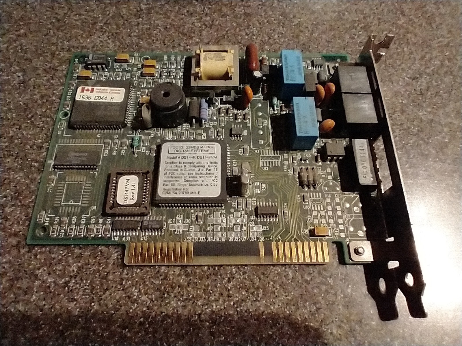 Ds144f Modem By Digitan Systems Vintage Dial Up ISA