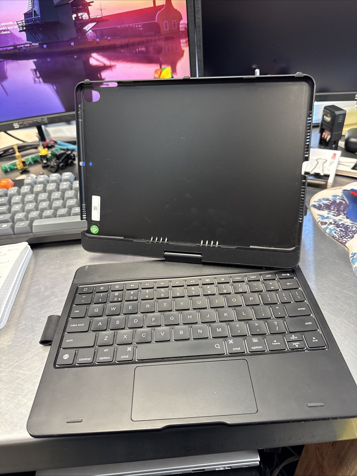 typecase Touch Keyboard Case for iPad 9th/8th/7th Gen, 360° Rotating