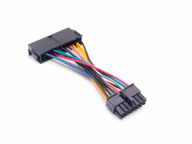 24 Pin to 14 Pin PSU Main Power Supply ATX Adapter Cable for Lenovo IBM 24p 14p