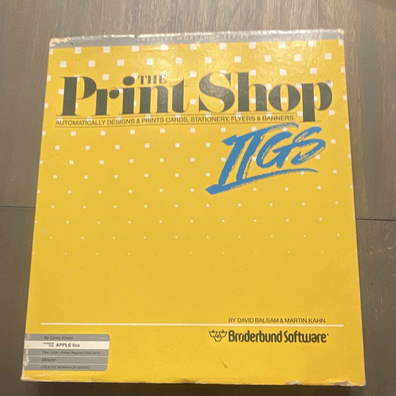 Activision Paintworks Plus for Apple IIGS – Original 5.25" Floppy Disk – Vintage