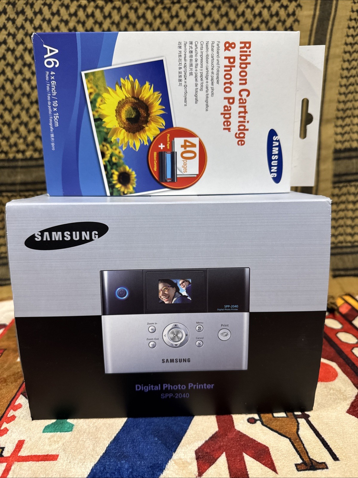 Samsung SPP-2040 Digital Photo Printer w/extra  accessories paper