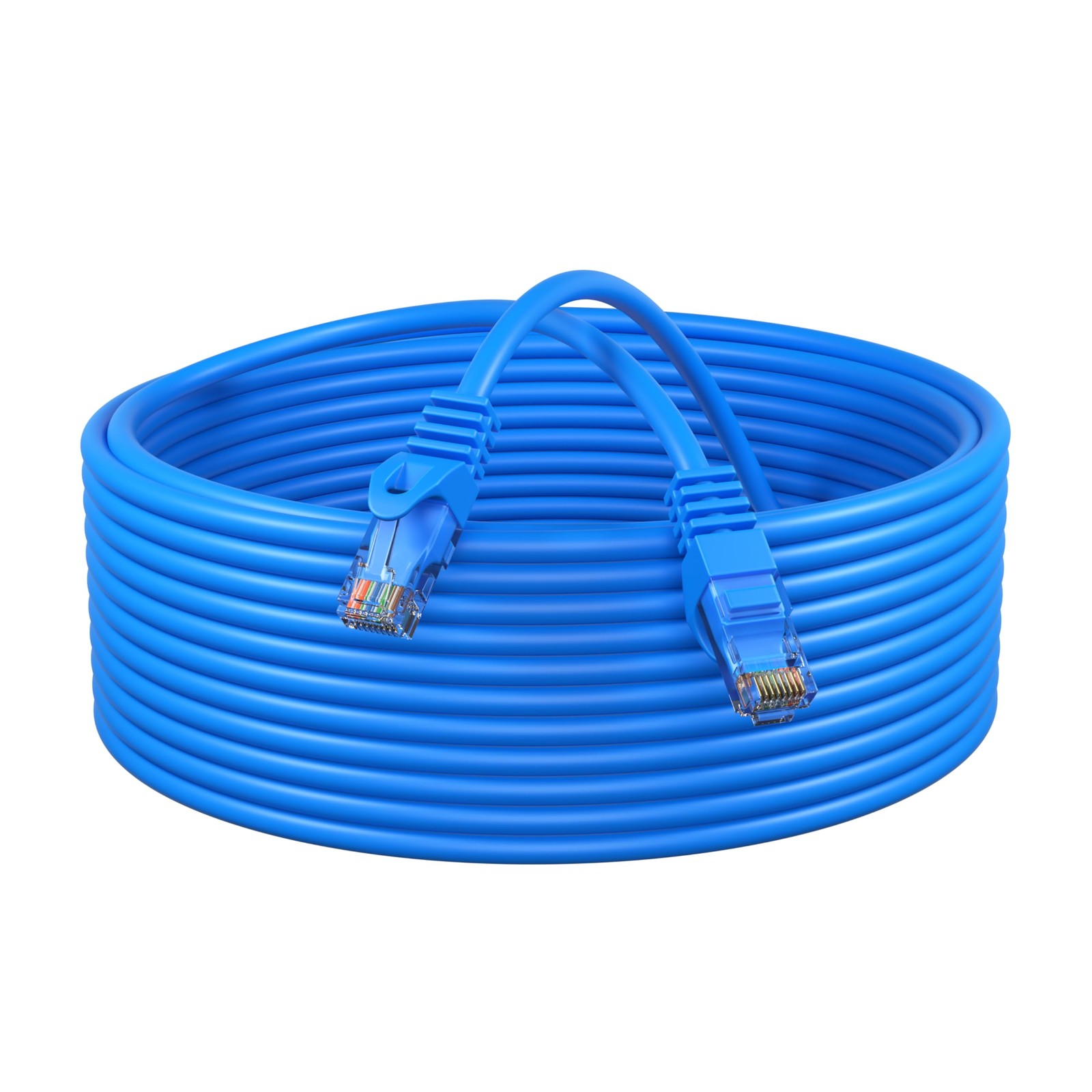 Cables Direct Online Cat5e 75FT Network Ethernet Patch Cable, 350Mhz Blue