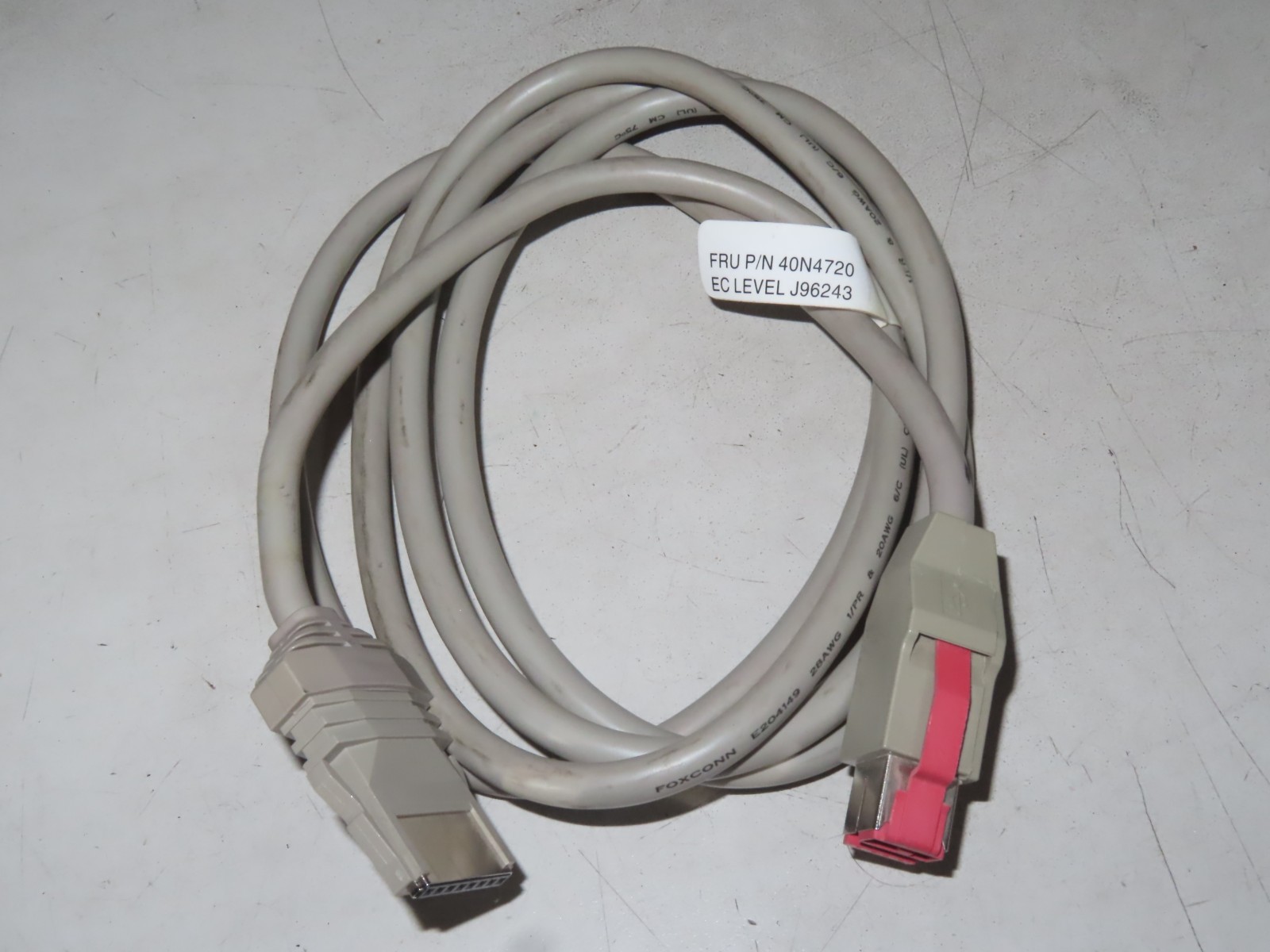 IBM Toshiba  SurePoint 24V 1.8M Powered USB 4610 Printer Cable FRU: 40N4720