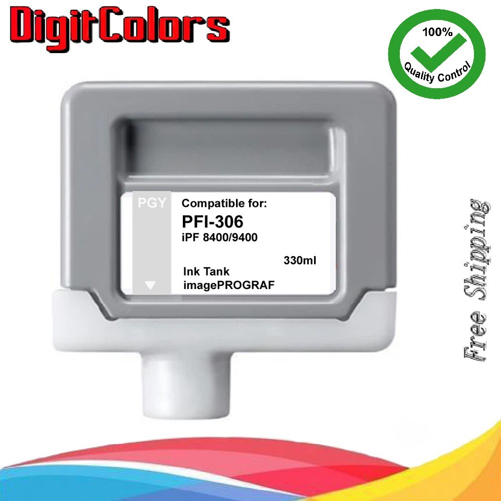PFI306 Photo Gray Ink Tank PFI-306PGY For Canon IPF 8400s 8400se 9400s 8400 9400