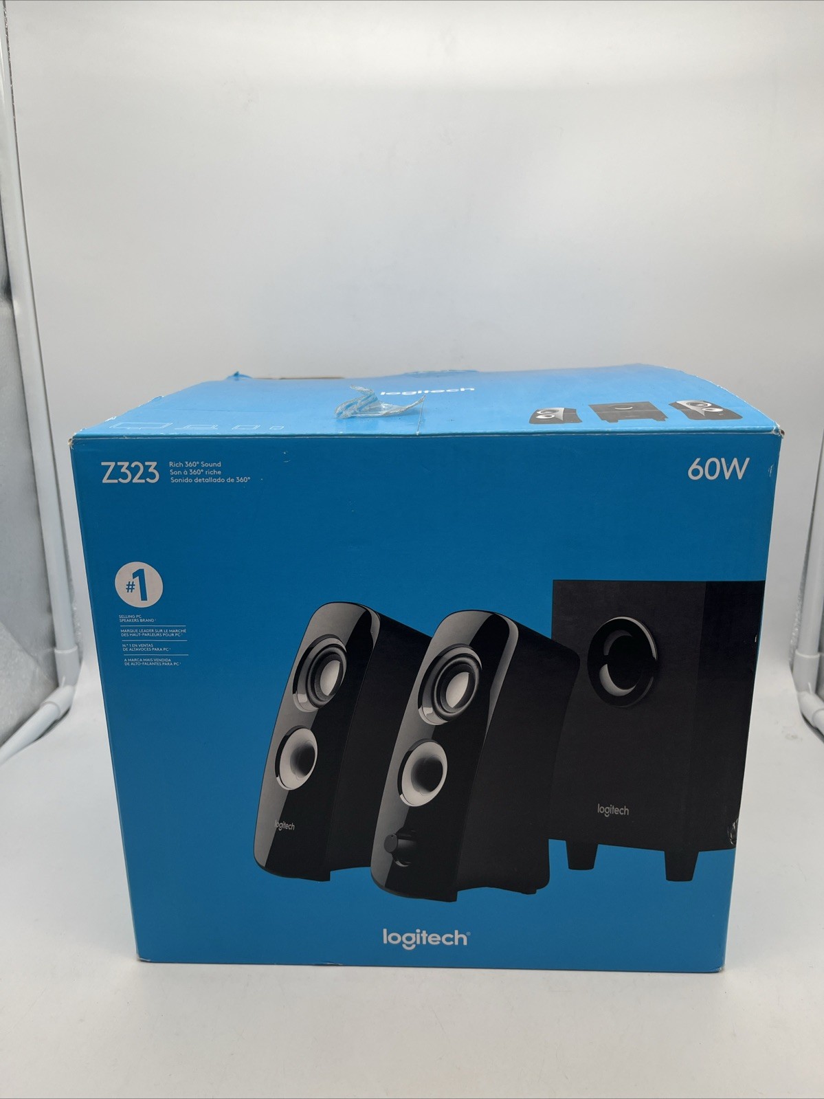 Brand New (Open Box) - Logitech Speaker System Z323 - 60W - 2.1