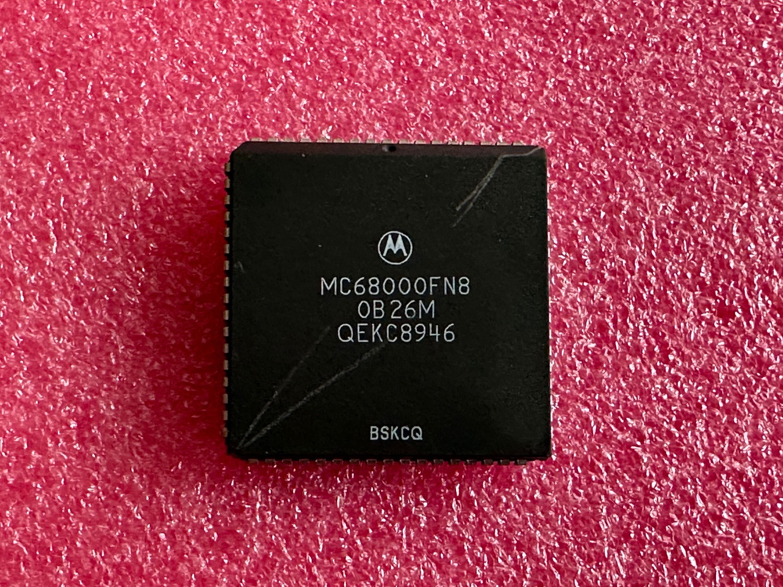 Motorola MC68000FN8 PLCC-68 - CPU Amiga / Atari / Mac - 8MHz