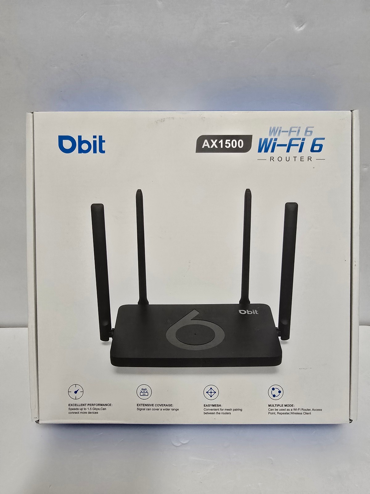 Dbit AX1500 WiFi 6 Router Dual Band 1500Mbps Gigabit Network
