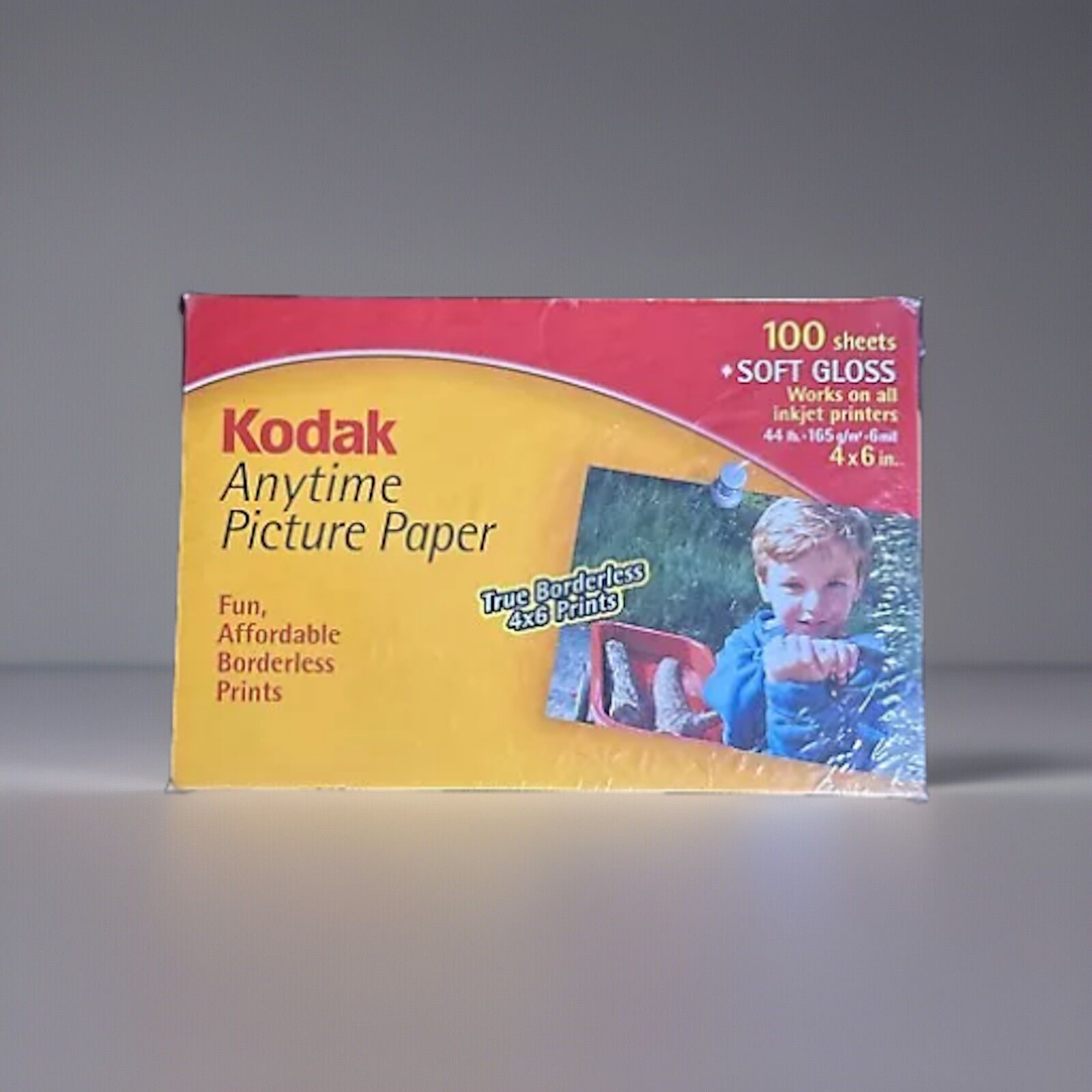 Kodak Photo Paper Anytime Picture Soft Gloss 4x6 100 Sheets Sealed New NIP