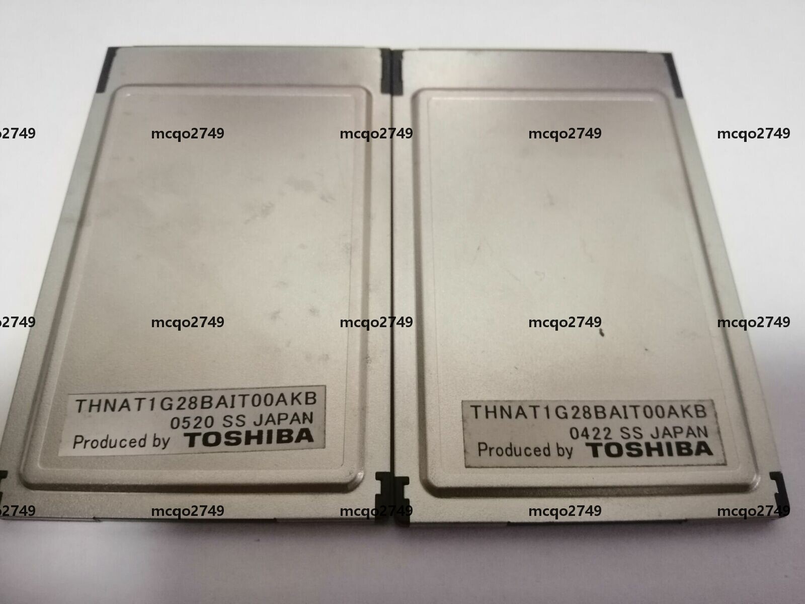 2pcs TOSHIBA 1.2GB PC CARD  THNAT1G28BAIT00AKB