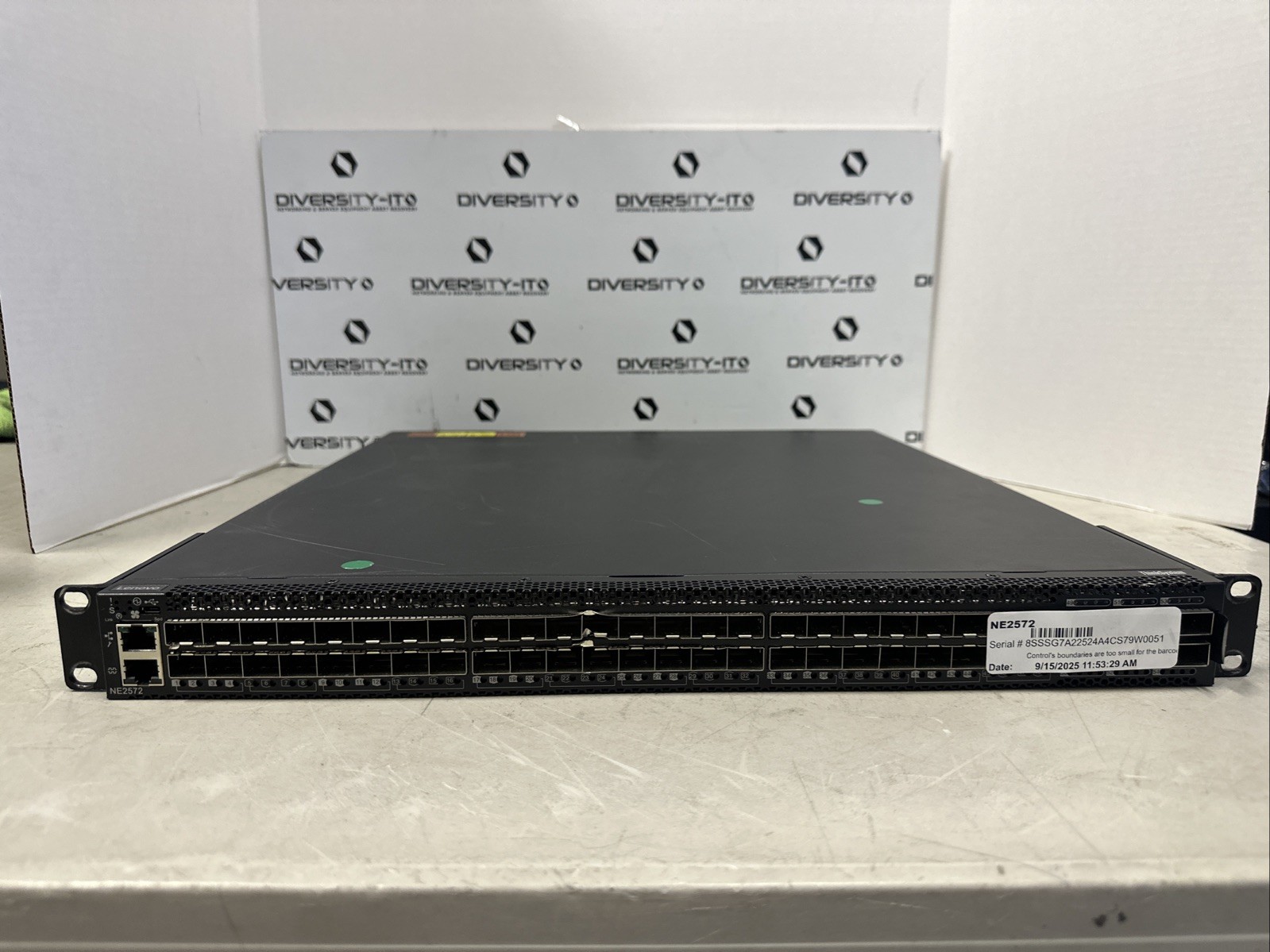 LENOVO THINKSYSTEM NE2572 RACKSWITCH 48 X 25 GIGABIT ETHERNET EXPANSION SLOT
