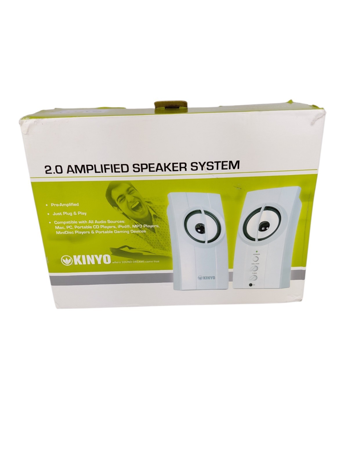 Kinyo 2.5  Amplified Speaker System   New Open Box