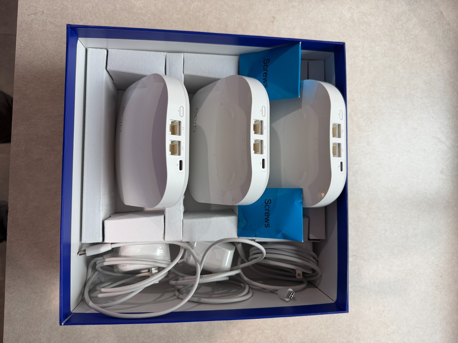 3x EERO Pro 2nd Generation AC Band Mesh Router B010001 Tested & Factory Reset