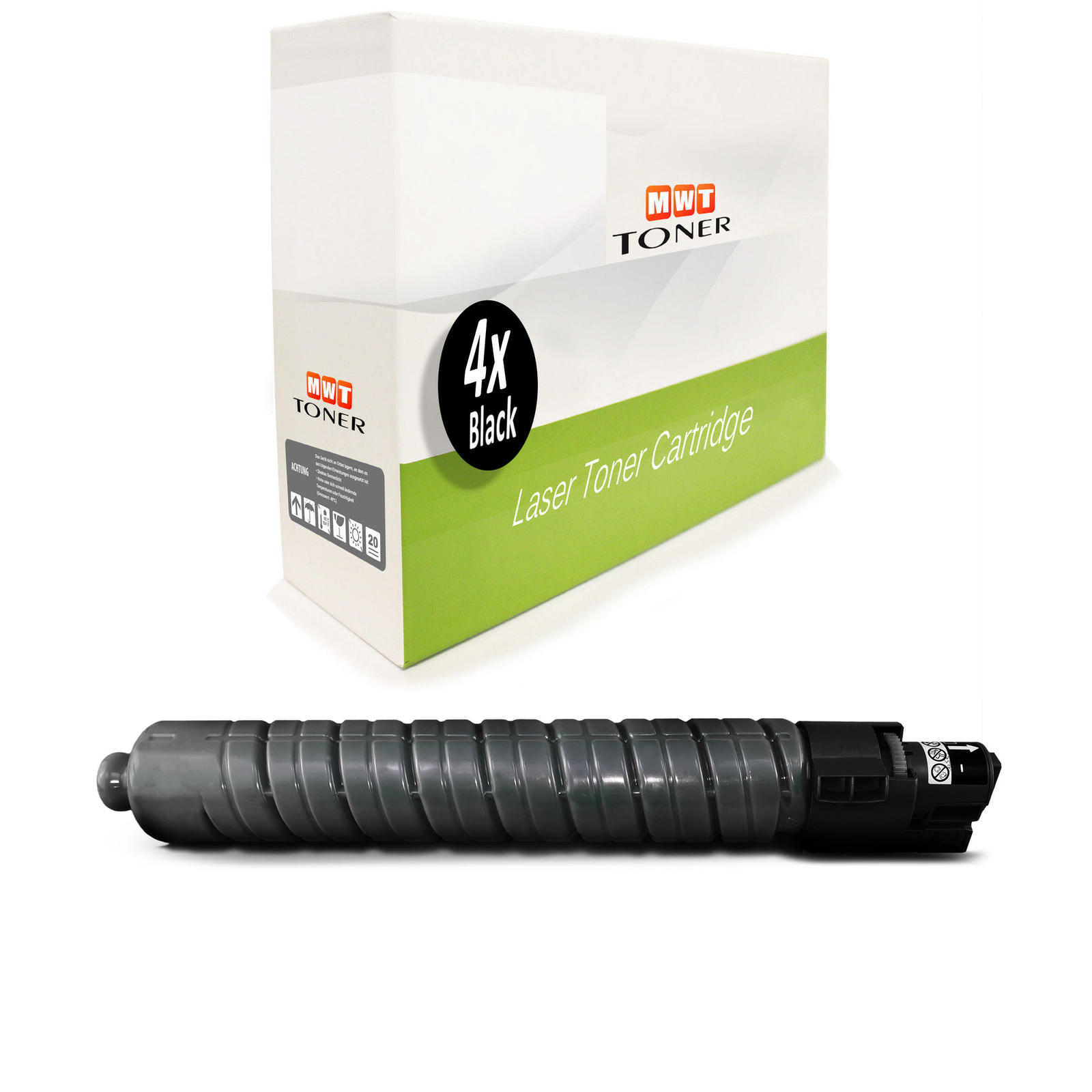 4x MWT Toner BLACK replaces Ricoh C3003K 841817